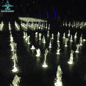 Fontana a getto d'acqua musicale <span class=keywords><strong>da</strong></span> <span class=keywords><strong>giardino</strong></span> per bambini, per esterni, con pavimento asciutto e spazio per ballare - Product Image 2