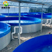 Bâche en toile pour réservoir d'eau, bassin, étang à poissons, bassin extérieur, réservoir d'aquaculture pour la pisciculture
