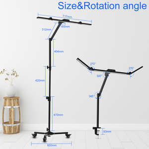 مصباح أرضي تصميم عصري مصباح قائم LED ديكور لصالون المكتب أو صالة العرض Stehlampen Lamparas De Pie lmpadaire - Product Image 4