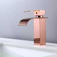 Mélangeur de robinet d'évier corps en laiton cartouche en céramique contrôle lisse chaud et froid installation facile pour bassin de salle de bain et cuisine