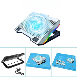 Base di Raffreddamento per Laptop da Gaming con Potenti Ventole, Illuminazione RGB e Supporto per Telefono per Laptop da 12-19 Pollici - Product Image 3