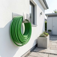 Tuyau d'arrosage de jardin en polymère hybride de qualité commerciale, résistant, anti-torsion, extrêmement flexible, résistant aux intempéries, tuyau d'arrosage industriel