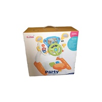 Máquina de conductor de bebé, juego de controlador de simulación de música educativa temprana de plástico, volante, juguete de conducción de coche