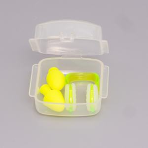 Pince-nez et bouchons d'oreilles pour adultes et enfants, fournitures de natation, ensemble de protection imperméable en silicone, bouchons d'oreilles pour l'entraînement en piscine - Product Image 6