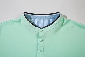 Novo design com logotipo personalizado camisa polo masculina de manga curta com gola redonda e camisetas de verão estampadas