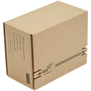 Custom Luxury Biodegradable Self-Erecting Self-Sealing Tear-Off Strip Express <b>Shipping</b> <b>Box</b> Corrugated Cardboard Clothing - Product Image 1