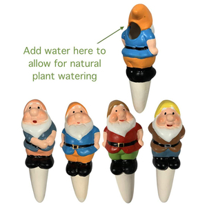 装飾的なガーデンノーム テラコッタ製 植物水やりスパイク - Product Image 4