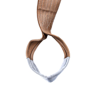 Ağır endüstriyel kumaş dokuma Sling dikey 6ton 1.5m / 3m / 6m yük kaldırma kemeri kayışı