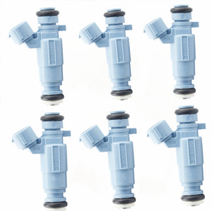 Ensemble OEM de 6 nouveaux injecteurs de carburant pour Hyundai pour Kia 35310-38010 3.5L V6 2002-2006 Buse de carburant à essence de service professionnel - Product Image 1
