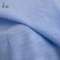 Premium 170gsm 21S Baumwolle Slub Single Jersey Atmungsaktiver, weicher, strukturierter Stricks toff für den Sommer für Mädchen und Jungen T-Shirts