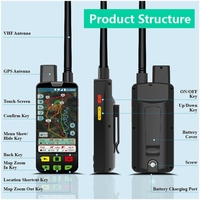Traceur GPS pour animaux de compagnie ESEEK, navigateur GPS pour chats et chiens, localisateur GPS Garmin avec n'importe quel collier, positionnement GPRS, antenne GPS en métal
