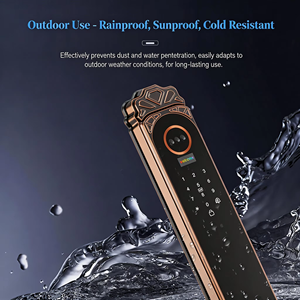 กลอนประตูอัจฉริยะ Glomarket รุ่น Waterproof Palm Villa ระบบจดจำใบหน้า ควบคุมผ่านแอป Tuya WiFi วัสดุอลูมิเนียมอัลลอยด์ สำหรับประตูรั้วอัตโนมัติ ดีไซน์ทันสมัย - Product Image 2