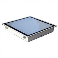 Plafonnier LED encastré rectangulaire étanche IP65 40W 1195x295 pour hôtel, supermarché, bureau