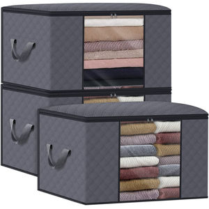 2021 nouvelle Chambre À Coucher Organisateur 3 de Grande Capacité de Vêtements Pliable Sacs De Rangement - Product Image 1