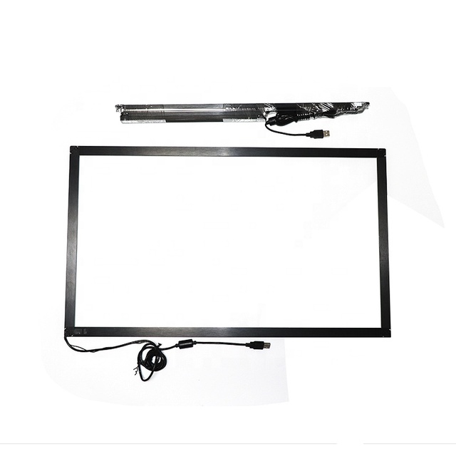 High Quality Custom 20 Multi Points Ir Touch Bezel 55/43/32/65 Inch Infrared Touch Screen Frame Multi Touch Wall Overlay Frame