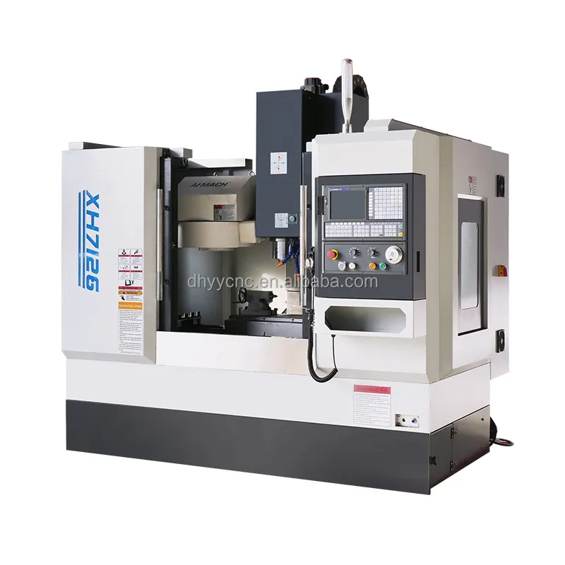 เครื่องกัด CNC ขนาดเล็ก XH7126 xh7132อลูมิเนียมเครื่องกัด CNC พร้อมโต๊ะหมุน