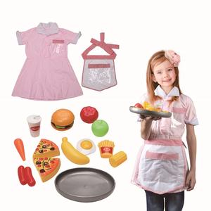 Niños <span class=keywords><strong>chef</strong></span> vestir traje Halloween Cosplay carrera <span class=keywords><strong>disfraz</strong></span> juego de imaginación Diner camarera <span class=keywords><strong>disfraz</strong></span> conjunto <span class=keywords><strong>para</strong></span> <span class=keywords><strong>niñas</strong></span> - Product Image 2