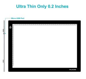 Huion L4s <span class=keywords><strong>Slim</strong></span> Truy Tìm Ánh Sáng Hộp Máy Tính Bảng Hình Xăm Hoạt Hình Nghệ Thuật Vẽ Sao chép Hội Đồng Quản Trị LED Hộp Đèn - Product Image 4