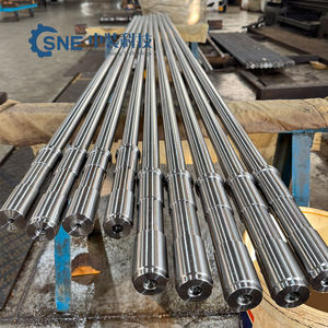 Custom 40Crnimoa Extruder Spline Schroefas Voor Plastic Extruder Machine Pelletiseren Dubbele Schroef Spline As Extruder Onderdelen - Product Image 2