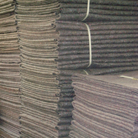 Tissu microfibre respirant et léger, matelas de lit non tissé, feutre gris recyclé de Chine, préservant la chaleur
