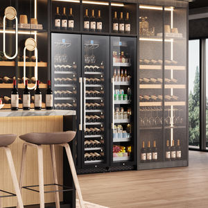 تبريد تجاري منزلي مدمج بقضيب ثلجي للشاي خمور مزدوج الأبواب بثلاثة أبواب بدرجة حرارة ثابتة للحفلات - Product Image 3