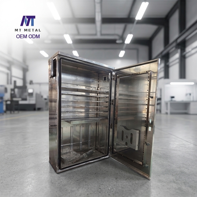 Custom Stainless Steel Fabrication Outdoor Electrical Enclosure Cabinet Waterproof Industrial Control Box