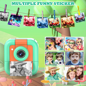 Cámara Instantánea para Niños M8 con 180 Fotos °   Cámara Digital de Juguete con Lente Selfie Flip de 2.4 Pulgadas y 1080P, Regalo de Cumpleaños para Niños - Product Image 4