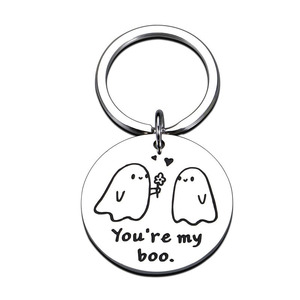 พวงกุญแจสแตนเลสลายผีน่ารักสำหรับวันฮาโลวีน - Product Image 5