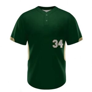 Vêtements de sport sublimés pour hommes et femmes en gros, maillots de baseball à boutons - Product Image 2