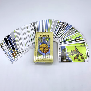 Haute qualité personnalisé imprimé papier Tarot <span class=keywords><strong>Oracle</strong></span> <span class=keywords><strong>carte</strong></span> écologique échantillon <span class=keywords><strong>gratuit</strong></span> <span class=keywords><strong>carte</strong></span> de Tarot avec guide pour jeu cadeau Poker <span class=keywords><strong>carte</strong></span> - Product Image 2