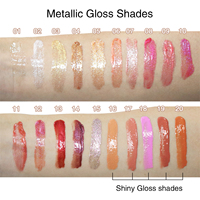 Vente en gros de Offre Spéciale brillant à lèvres métallique scintillant hydratant brillant à lèvres liquide repulpant