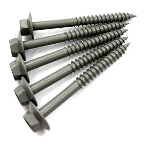 Tornillo autorroscante estructural para madera con cabeza hexagonal <span class=keywords><strong>de</strong></span> acero endurecido Ruspert C1022 gris y arandela grande - Product Image 3