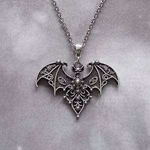 Collier ras du cou gothique punk vintage avec pendentif chauve-souris, bijoux Y2K, collier ras du cou gothique avec pendentif chauve-souris pour hommes et femmes, bijoux gothiques - Product Image 5