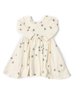 Vestido Tipo Túnica de Algodón Jersey para Bebés y Niñas Pequeñas, Falda Plisada, Vestido de Manga Larga para Otoño - Product Image 4