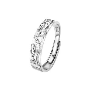 Pixiu <b>Ring</b> For Men <b>Adjustable</b> Animal Zodiac Design <b>Silver</b> Jewelry Gift - Product Image 5