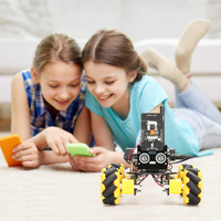 ESP32 Cámara Robot Car Kit IoT WiFi Control Mecanum Wheel Smart Car para programación DIY