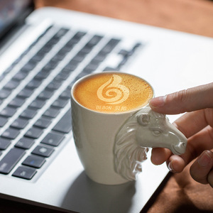 Customized 180ml <b>Ceramic</b> Espresso <b>Cup</b> Animal Three-dimensional Handle Water <b>Cup</b> - Product Image 4