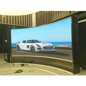 Trong nhà linh hoạt Bảng điều khiển vòng tròn <span class=keywords><strong>360</strong></span> độ P2 Roll-up màn hình hiển thị hình dạng tùy chỉnh vòng hai mặt <span class=keywords><strong>LED</strong></span> quảng cáo xi lanh tường - Product Image 1