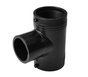 इलेक्ट्रोफ्यूजन फिटिंग पे100 पे80 ब्लैक पी एन 16 टी DN50-200 प्लास्टिक पाइप फिटिंग के लिए पाइप फिटिंग - Product Image 3