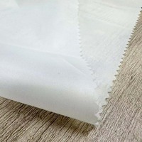Doublure en tissu 210D 100% polyester, écologique, tissé uni, teint, résistant à l'eau, doux, anti-duvet, couleur personnalisée, poids moyen
