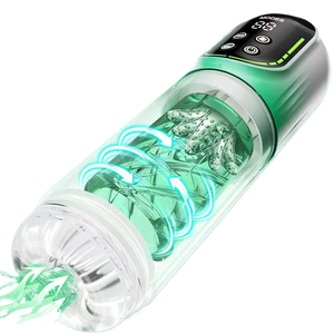 Masturbador Masculino Premium Ecológico de TPE con Funciones de Empuje, Succión y Vibración, Impermeable para Mayor Placer - Product Image 6