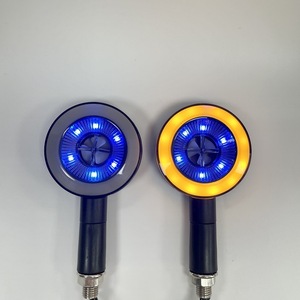 Luz LED Redonda de Señalización de Giro para Motocicleta SX, 12V, Modo Giratorio, para Motocicletas y Vehículos Eléctricos - Product Image 5