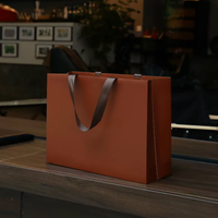 Proses Pelapisan Film Tas Kertas Kraft dengan Pegangan Tali Katun Twill Lebar, Desain Tas Belanja Kertas, Pegangan Tas Kertas Kerajinan, Logo Custom