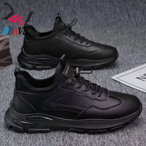 Nuevos Zapatos Deportivos Transpirables de Cuero, Impermeables, Ligeros y Antideslizantes, Zapatos de Moda para Caminar para Hombre - Product Image 4