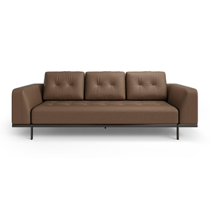 Sofa desain kantor kustom pabrikan Tiongkok Sofa kulit santai furnitur ruang kantor rumah Modern - Product Image 1