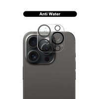 Lentille de caméra Film en verre clair 3D 9H pour iPhone 16 Pro Max Protecteur d'appareil photo pour iPhone Protecteur d'objectif d'appareil photo 12 13 14 15