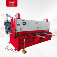 Cisaille à guillotine hydraulique Rbqlty à commande CNC, haute précision pour la découpe de métaux, avec pompe à engrenages et acier au carbone de 4 mm