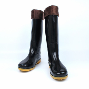 Botas de Invierno para Hombre, Forradas de Felpa, Cálidas, Impermeables, Antideslizantes, de Trabajo, con Caña Alta, para Uso en Exteriores - Product Image 3