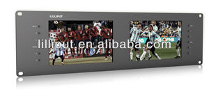 LILLI PUT RM-7028S 2*7 "3RU ausziehbarer Rack-Video monitor mit 1280*800 LED IPS-Bildschirm SDI, HDMI, YPbPr für Rundfunk - Product Image 6