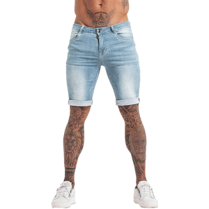 Pantalones Cortos de Talla Grande para Hombre al por Mayor, Shorts Cómodos de Spandex y Poliéster con Patrón Sólido y Bordado para Hombre - Product Image 1
